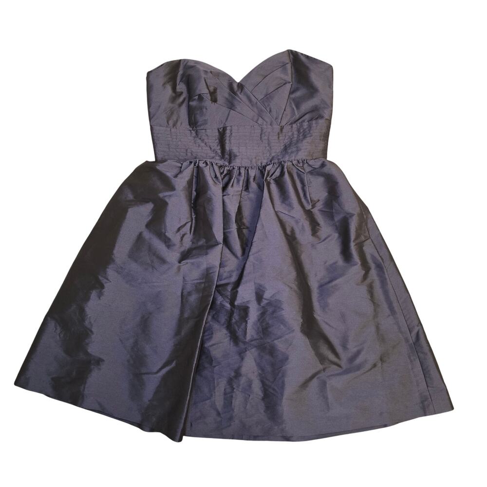 Alfred Sung Midnight Blue Strapless Cocktail Dress, Size 10